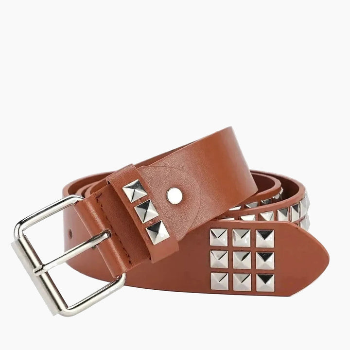 Pyramid-studded belt