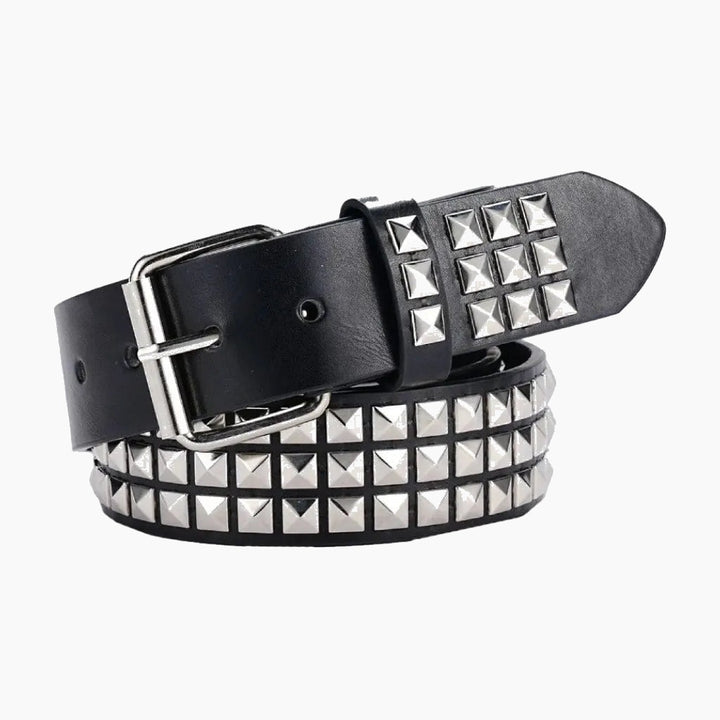 Pyramid-studded belt