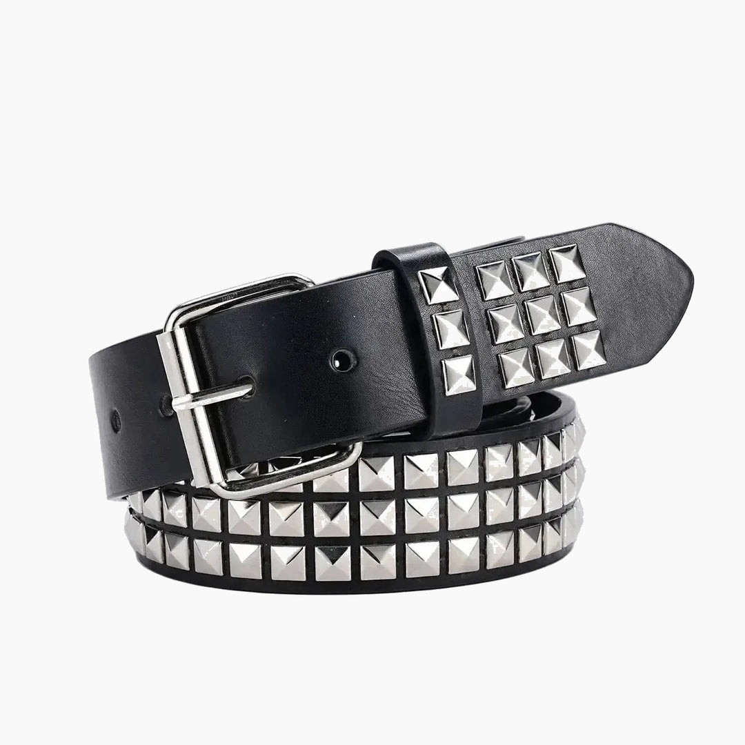 Pyramid-studded belt