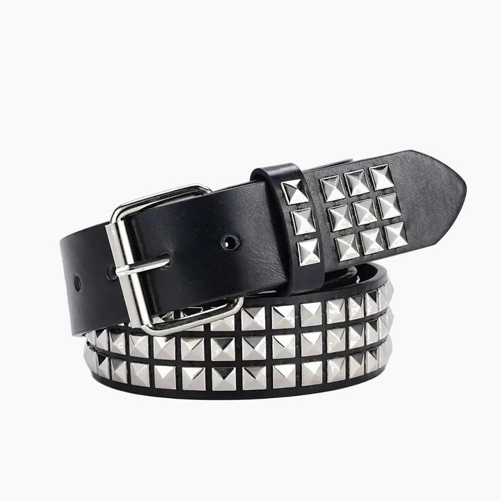 Pyramid-studded belt