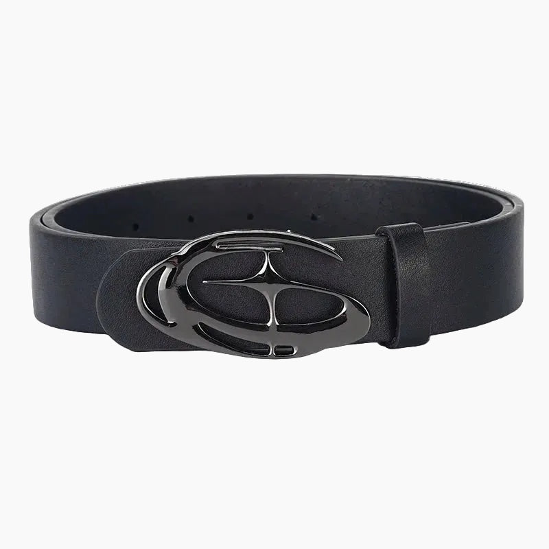 Y2K Star Graphic Belt