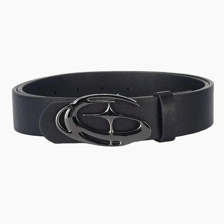 Y2K Star Graphic Belt