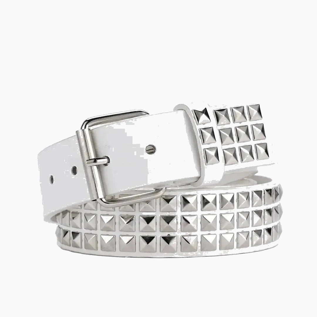 Pyramid-studded belt