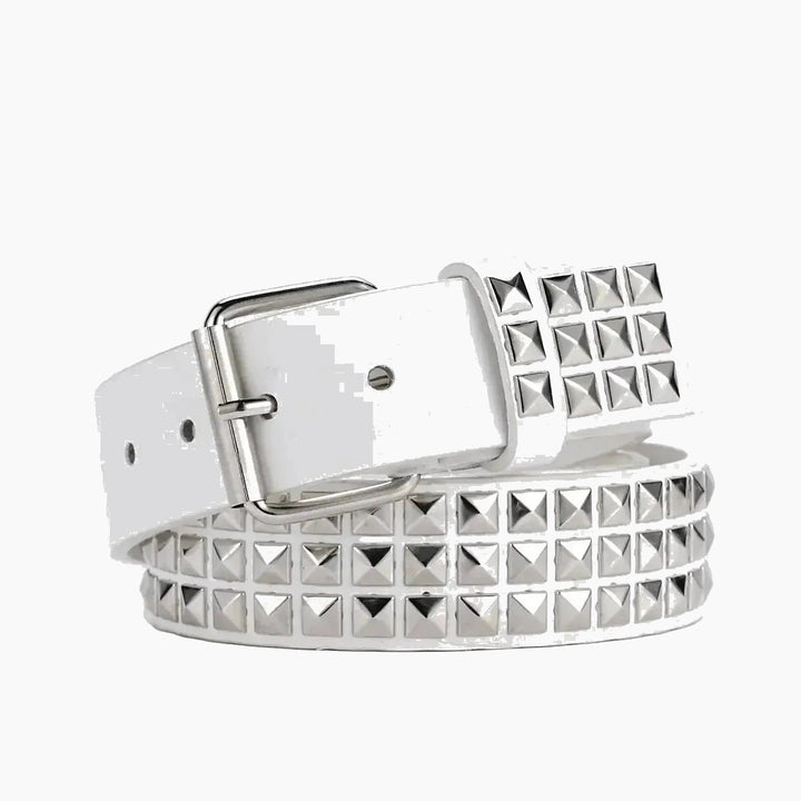 Pyramid-studded belt