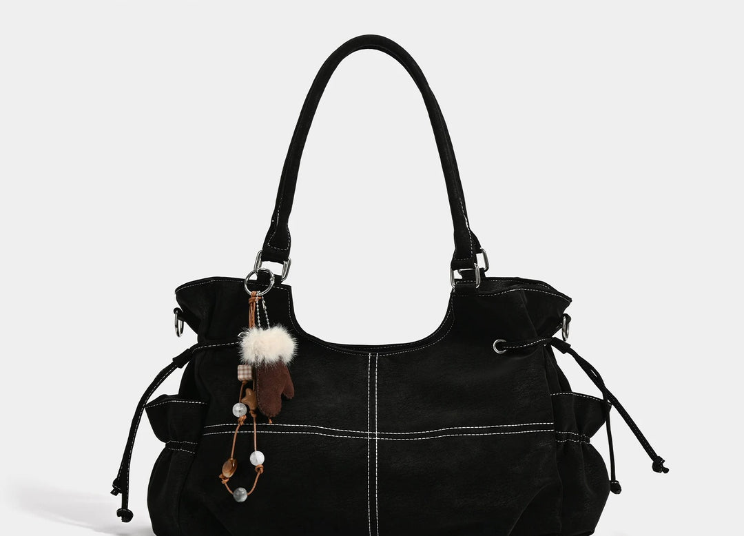 Vintage Grid Shoulder Bag
