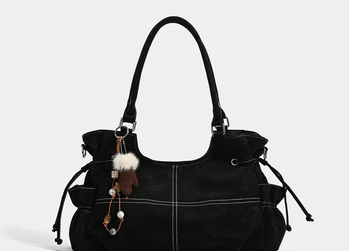 Vintage Grid Shoulder Bag