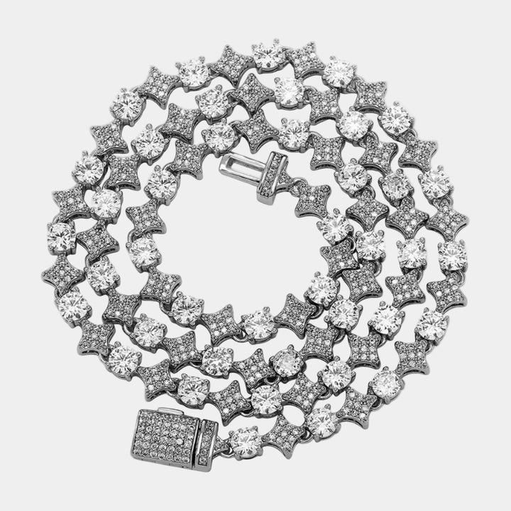 Zircon Star Chian Necklace