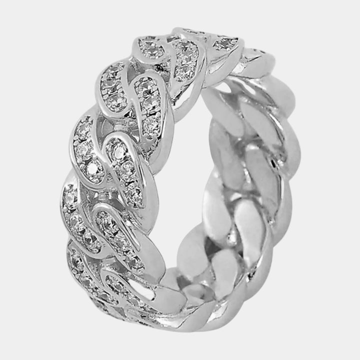 Thesupermade Hip Hop Zirconia Ring - 1551