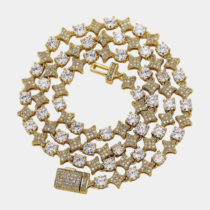 Zircon Star Chian Necklace