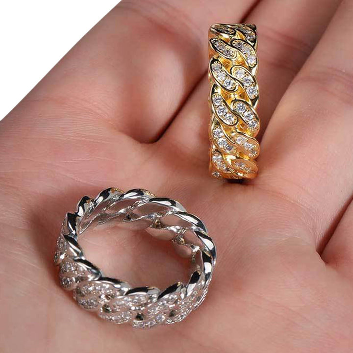 Thesupermade Hip Hop Zirconia Ring - 1551