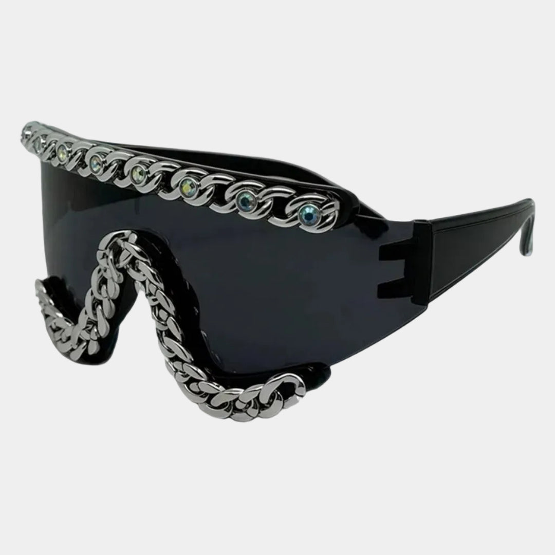 Chain-Embellished Sunglasses