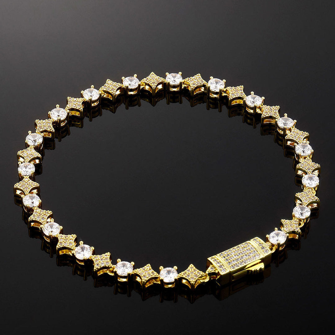Zircon Star Chian Necklace