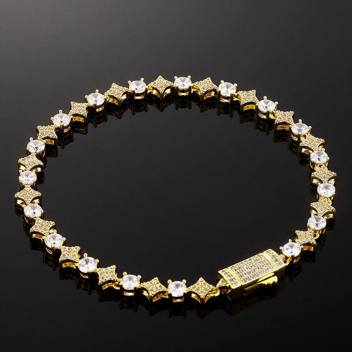 Zircon Star Chian Necklace