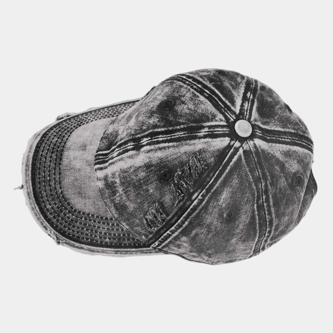 Washed Denim Outdoor Cap