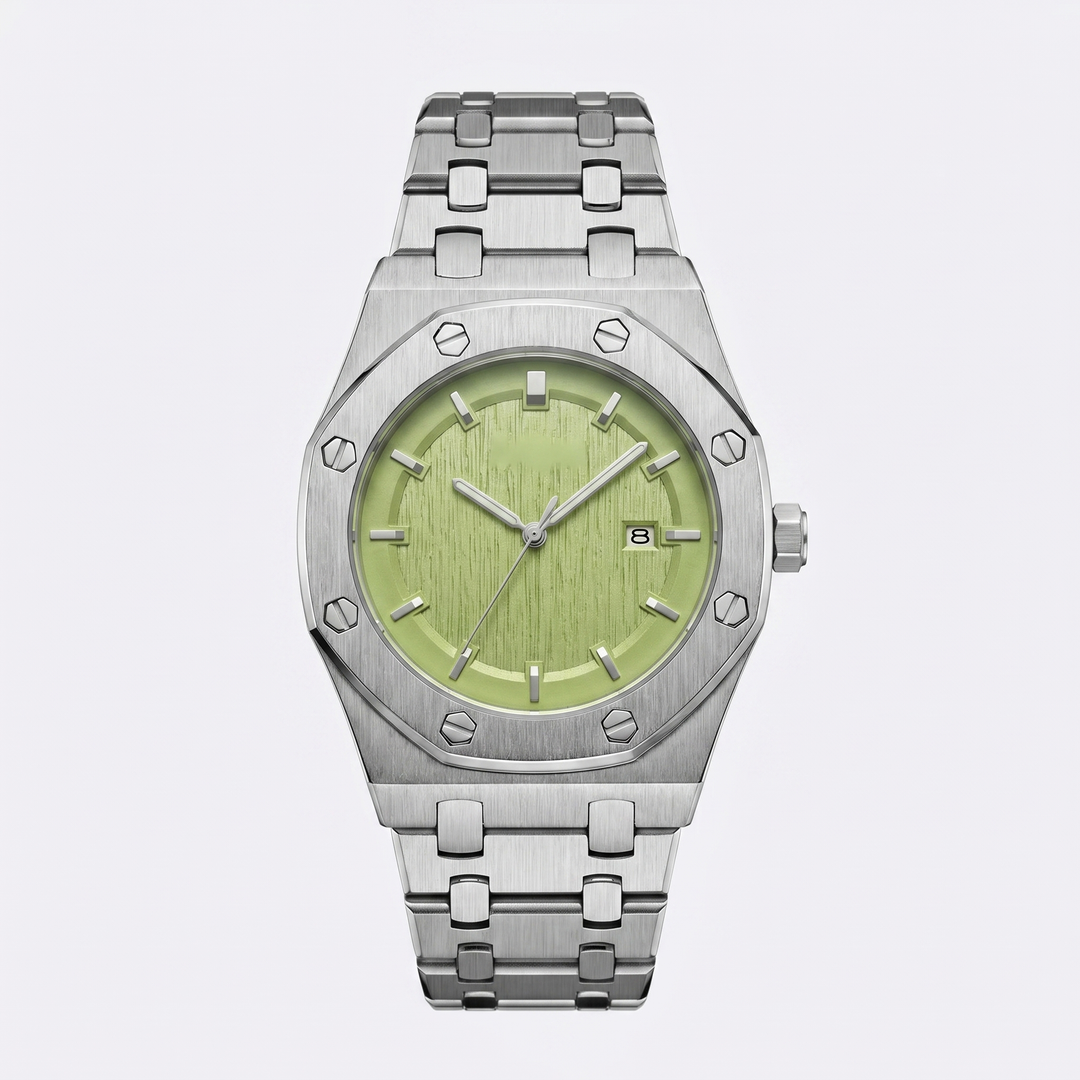 Octagon Steel Watch