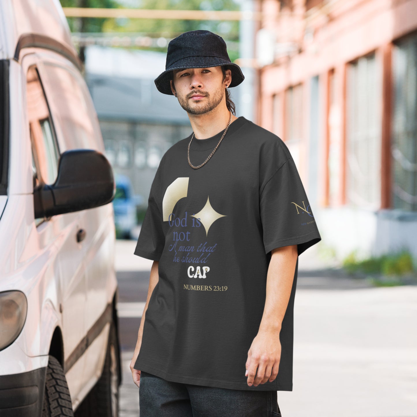 No Cap Oversized Faded t-shirt