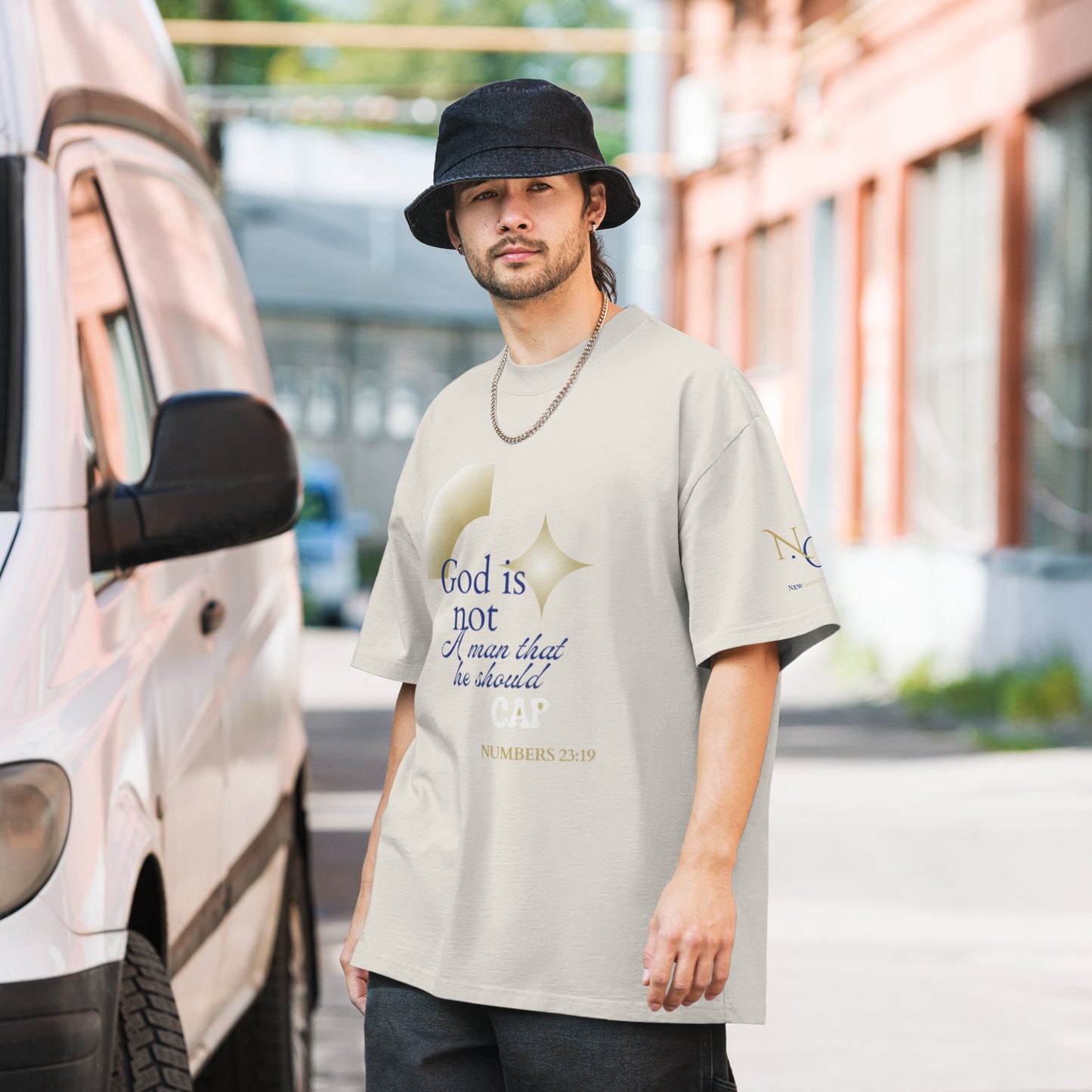 No Cap Oversized Faded t-shirt