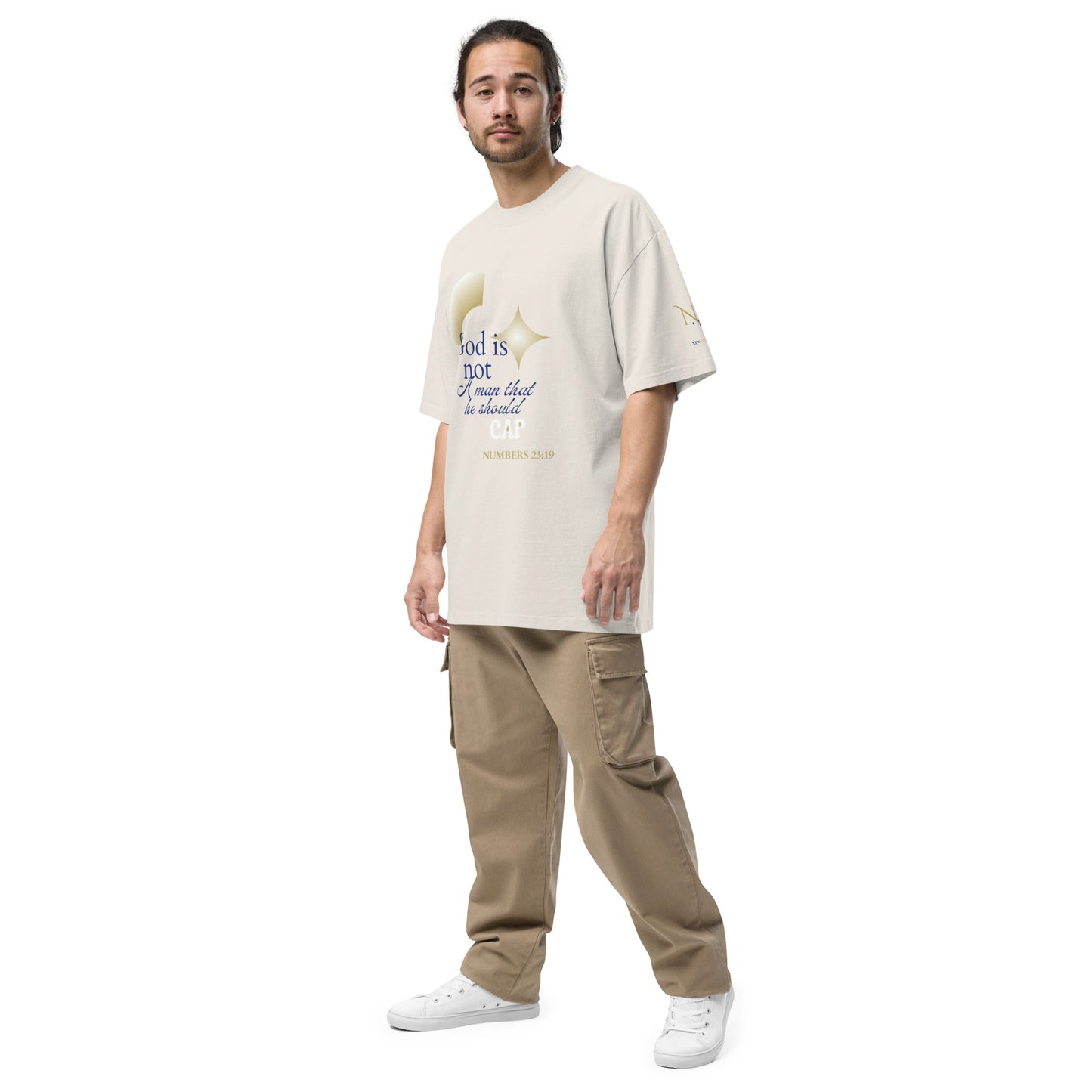 No Cap Oversized Faded t-shirt