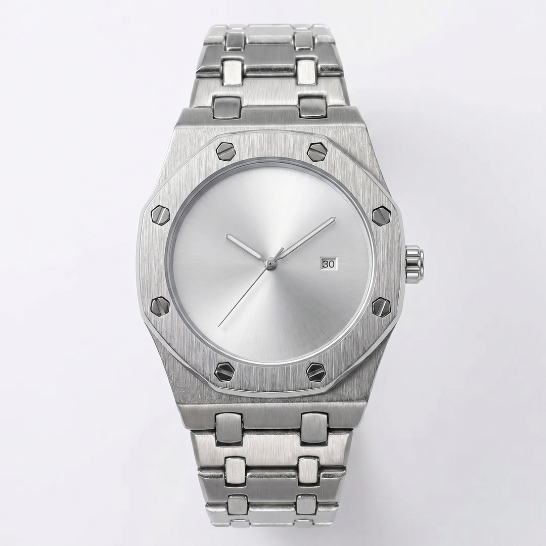 Octagon Steel Watch