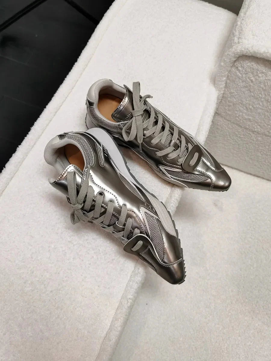 Pointed-Toe Sneakers