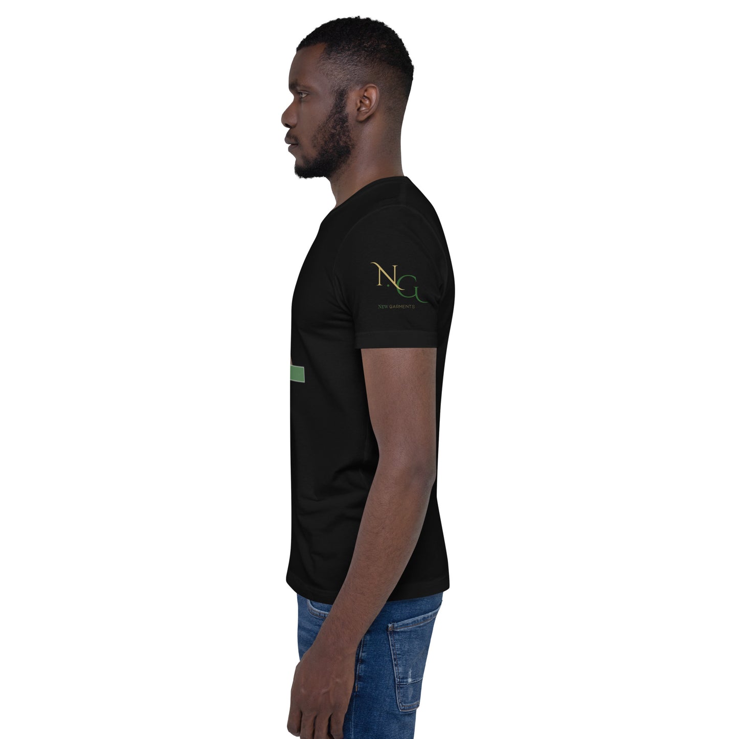 Yadah Praise Alternate Green Unisex T-shirt (Front & Sleeve Only)