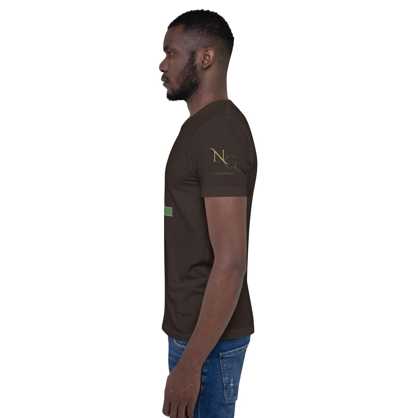 Yadah Praise Alternate Green Unisex T-shirt (Front & Sleeve Only)