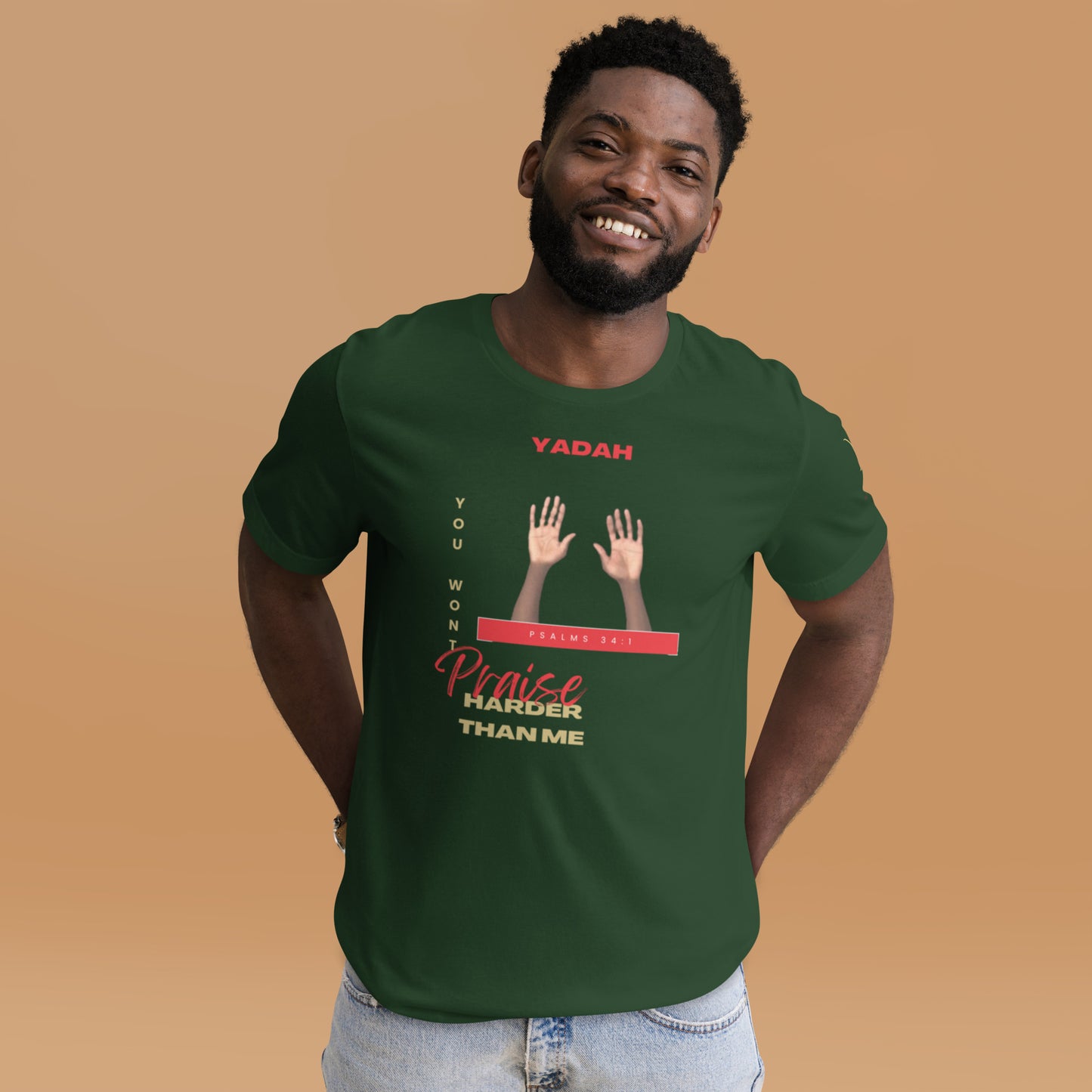 Yadah Praise Unisex T-shirt (Front & Sleeve Only)