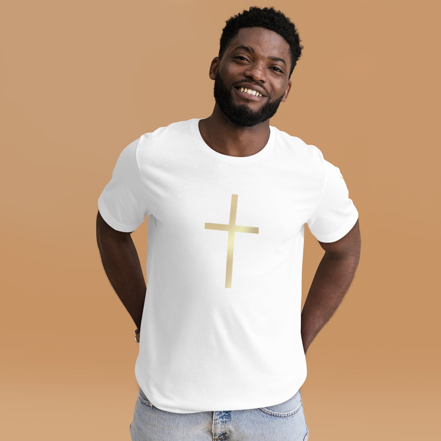 Cross Of Jesus (White) Unisex t-shirt