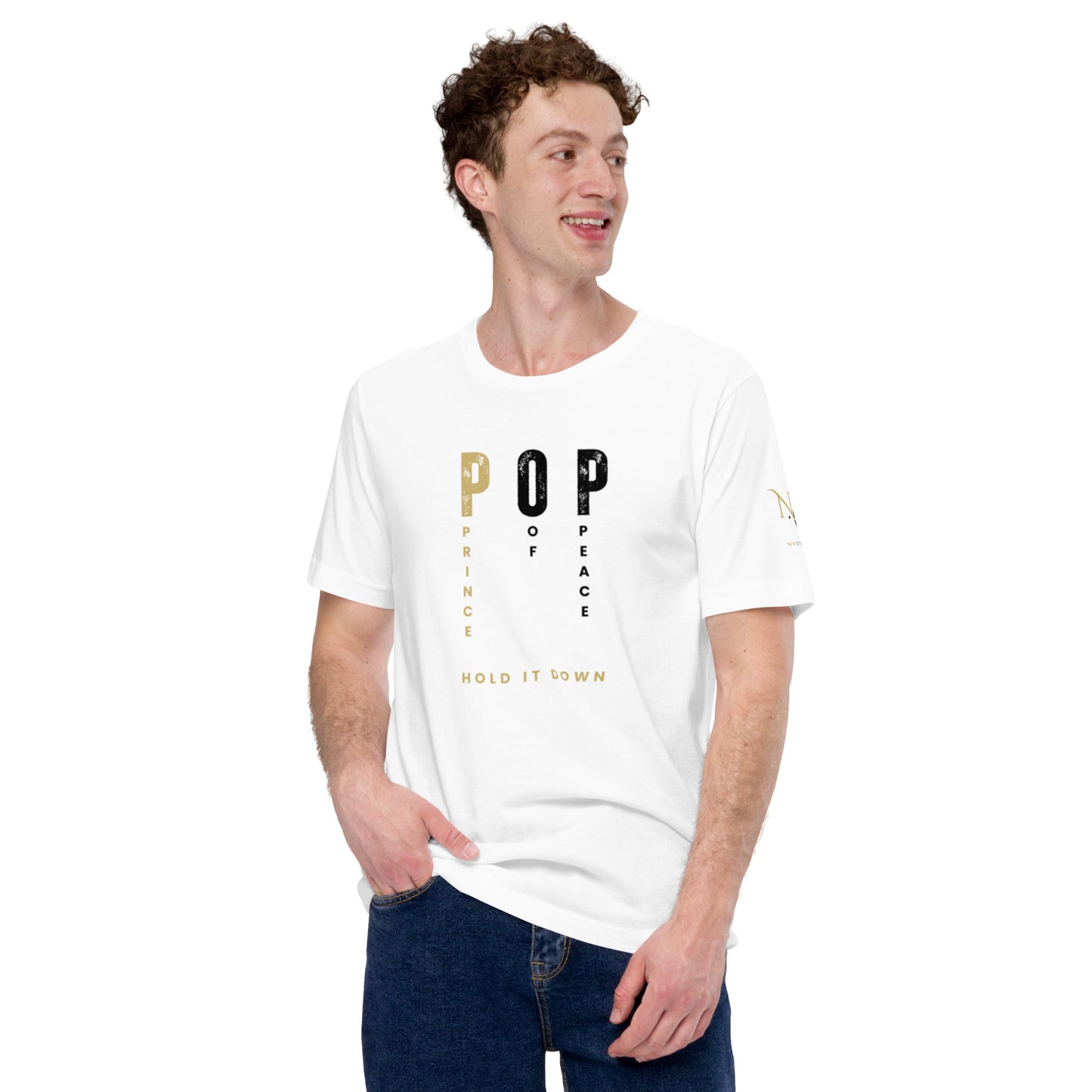 POP Prince Of Peace (White) Unisex T-shirt