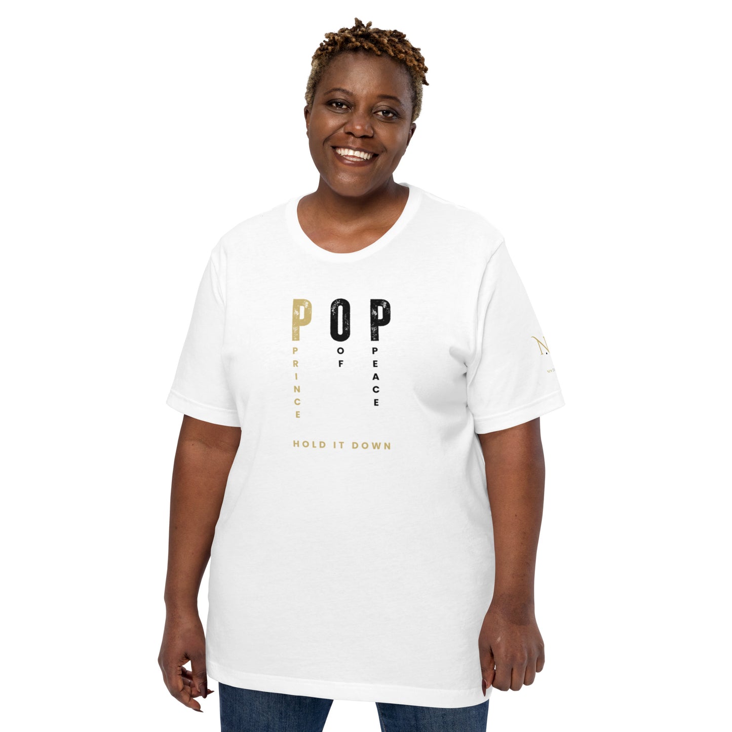 POP Prince Of Peace (White) Unisex T-shirt