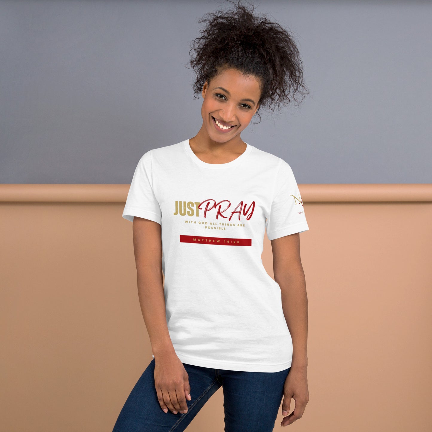 Just Pray (White) Unisex T-shirt