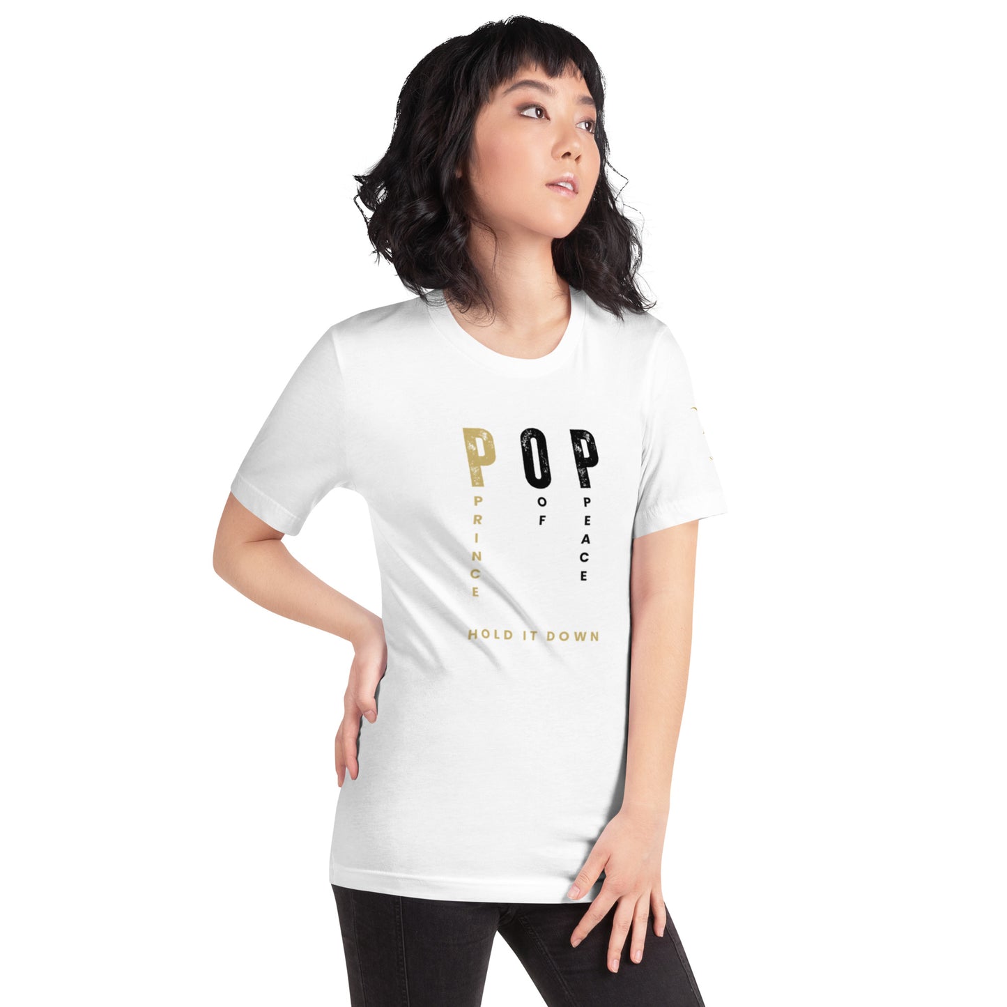 POP Prince Of Peace (White) Unisex T-shirt