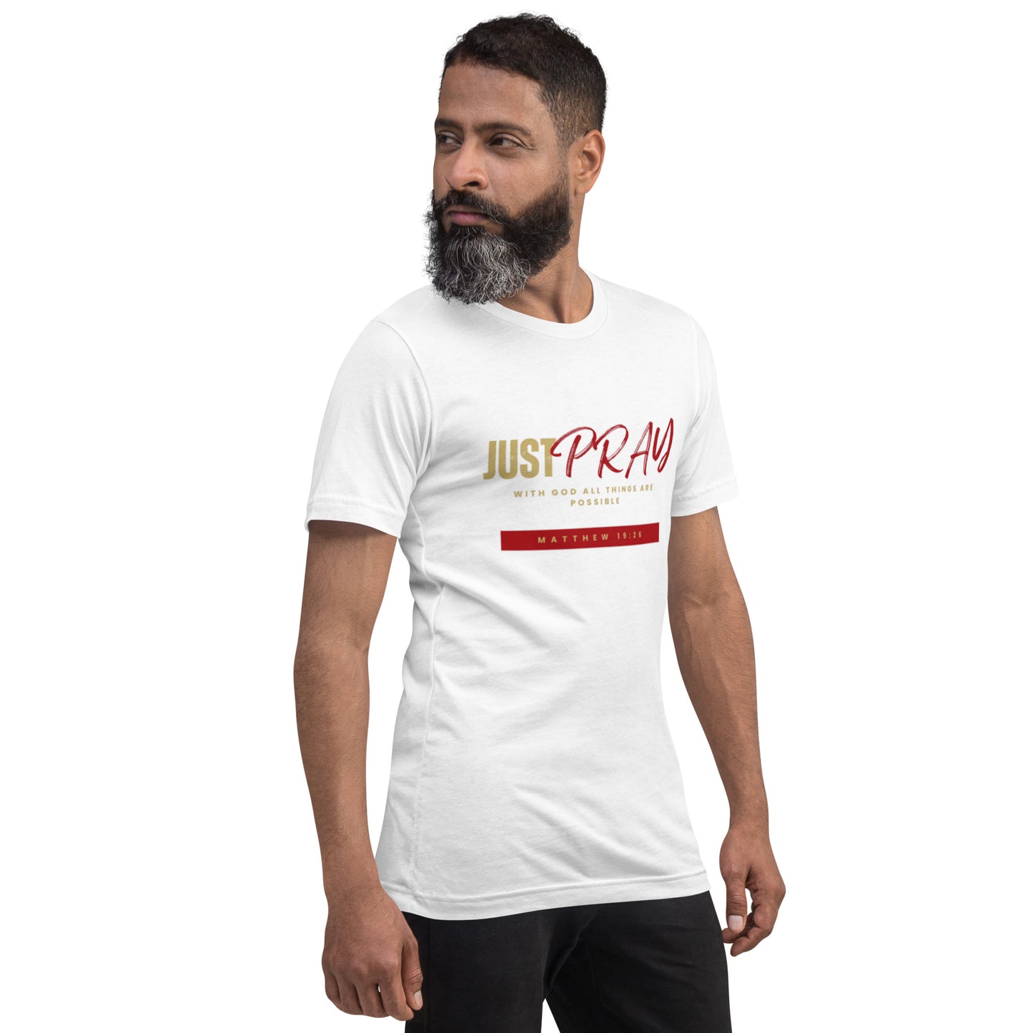 Just Pray (White) Unisex T-shirt